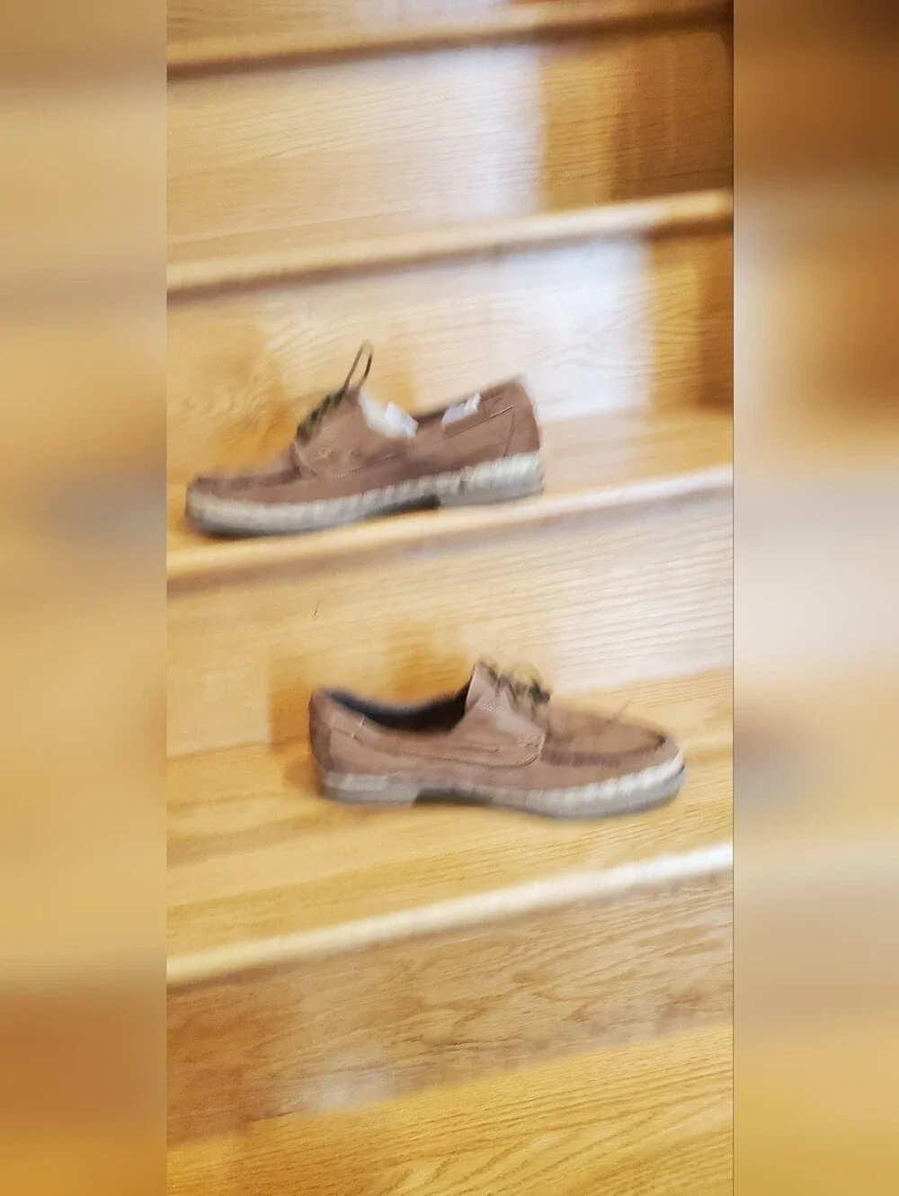 Bally Men's Tan Leather Boat Shoes